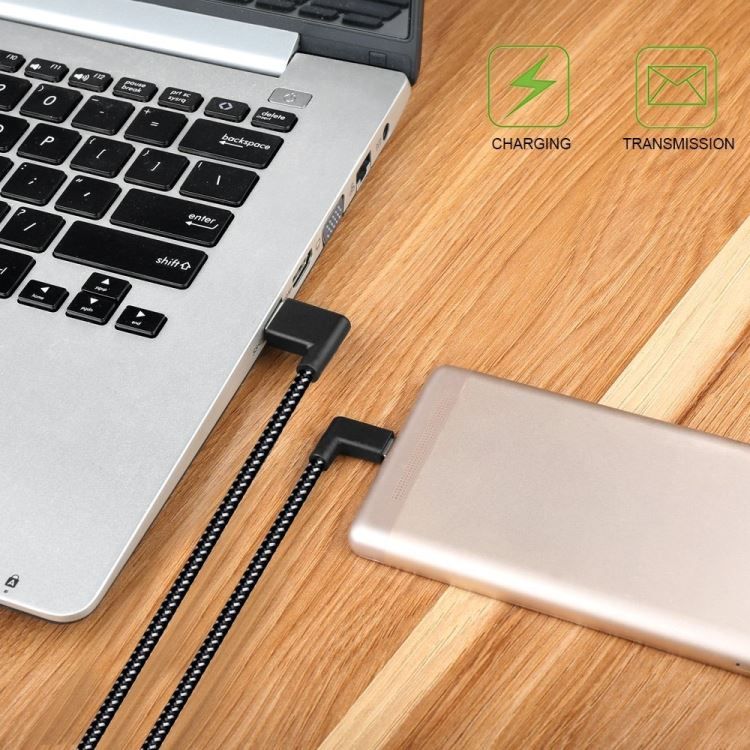 Altro: 2m 2A USB an USB-C / Typ-C Nylon-Weave-S – Nuovo e nell'imballaggio originale da Aesch BL venduto da Elektronik_Laden 7
