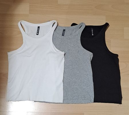 3 Damem Tanktops gr. S