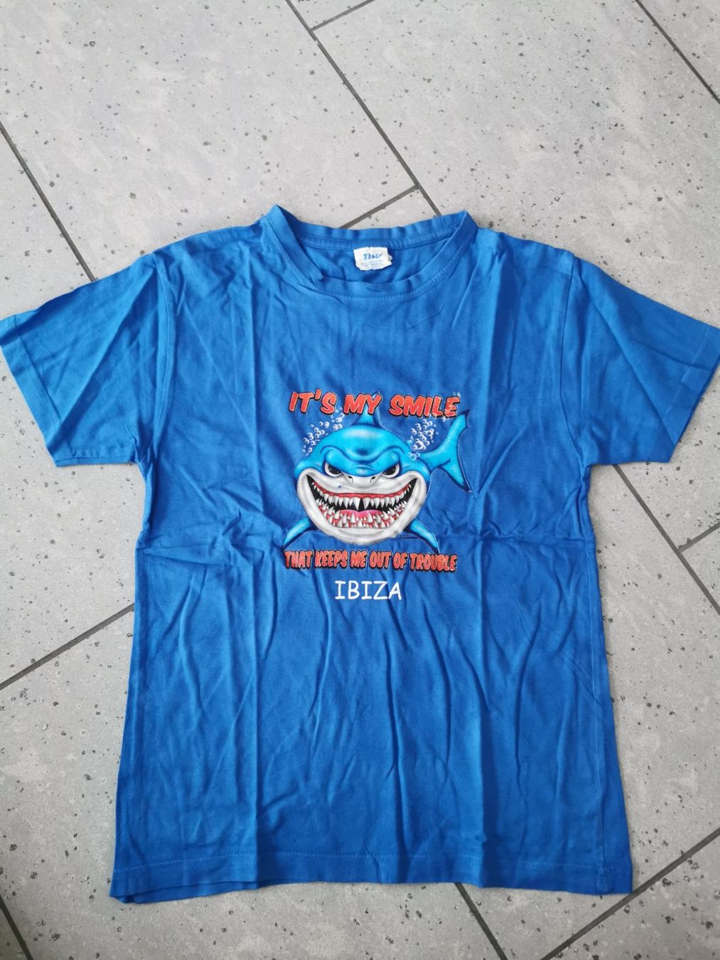 Camicie, T-shirt & Polo: Blaues Shirt, Gr. 150 – Nuovo (secondo la descrizione) da Malters venduto da Wahni81