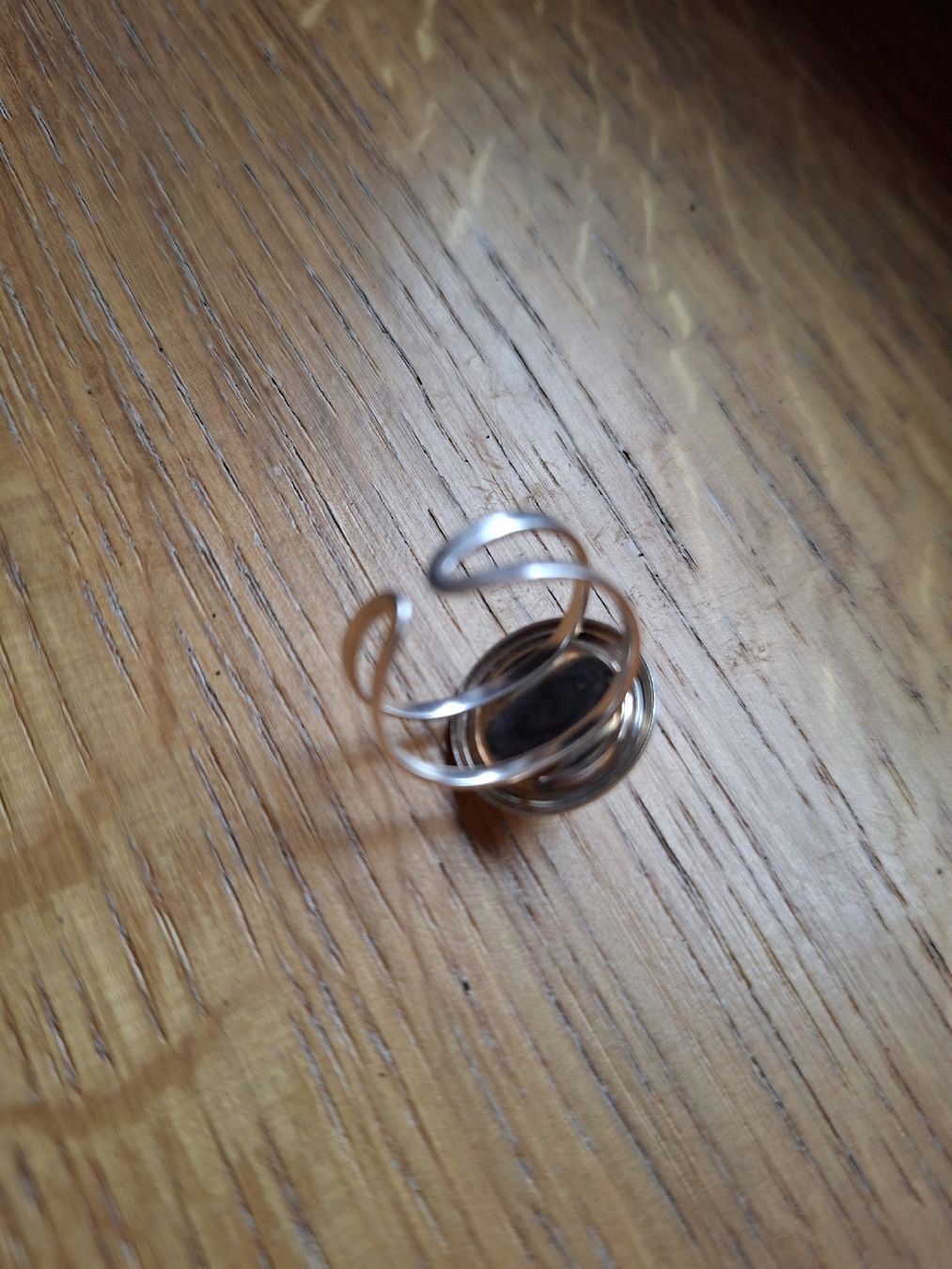Anelli: Bague ajustable argentée avec quartz rose – Nuovo (secondo la descrizione) da Gumefens venduto da izalala 4