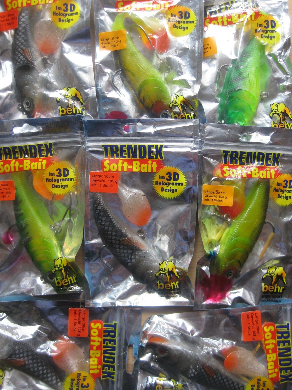 Esche: SOFT-BAITS – Nuovo e nell'imballaggio originale da Dübendorf venduto da Koeder01