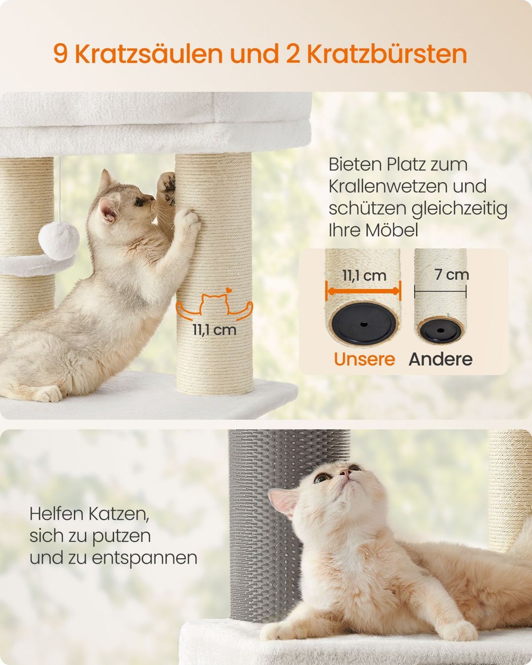 Tiragraffi: Kratzbaum Groß Katzenbaum Plattform Höhle MANDALA – Nuovo (secondo la descrizione) da Lachen SZ venduto da MAMORU-MOEBEL 3