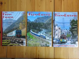 3 x Fern-Express Jahrgang IV 2016, III 2017, IV 2018