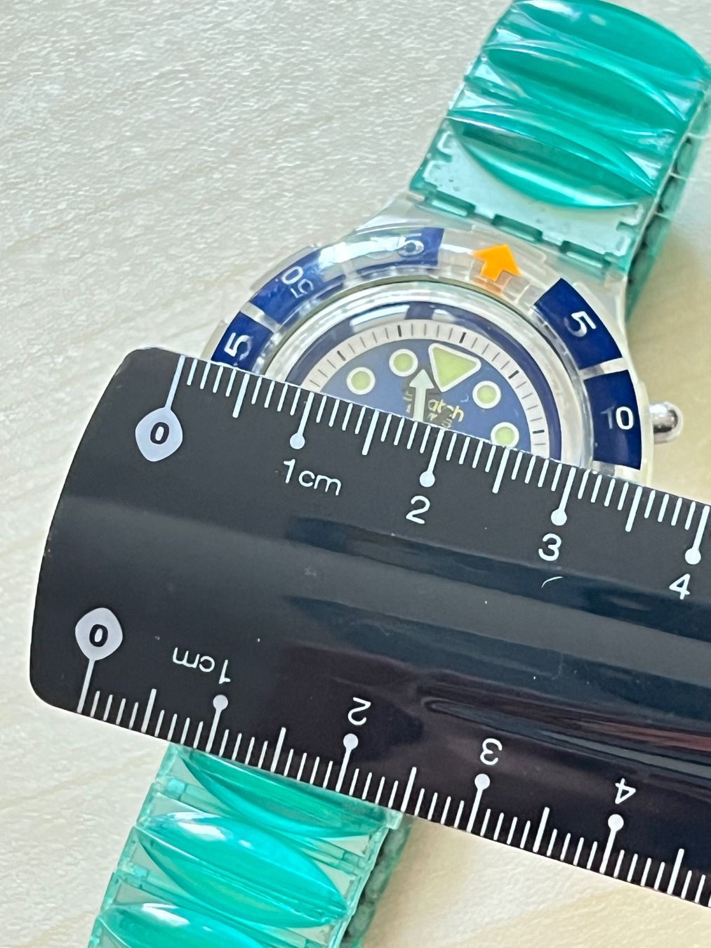 Swatch Orologi: Swatch Scuba Uhr Aqua Blue Armband – Usato da Grenchen venduto da chththl 5