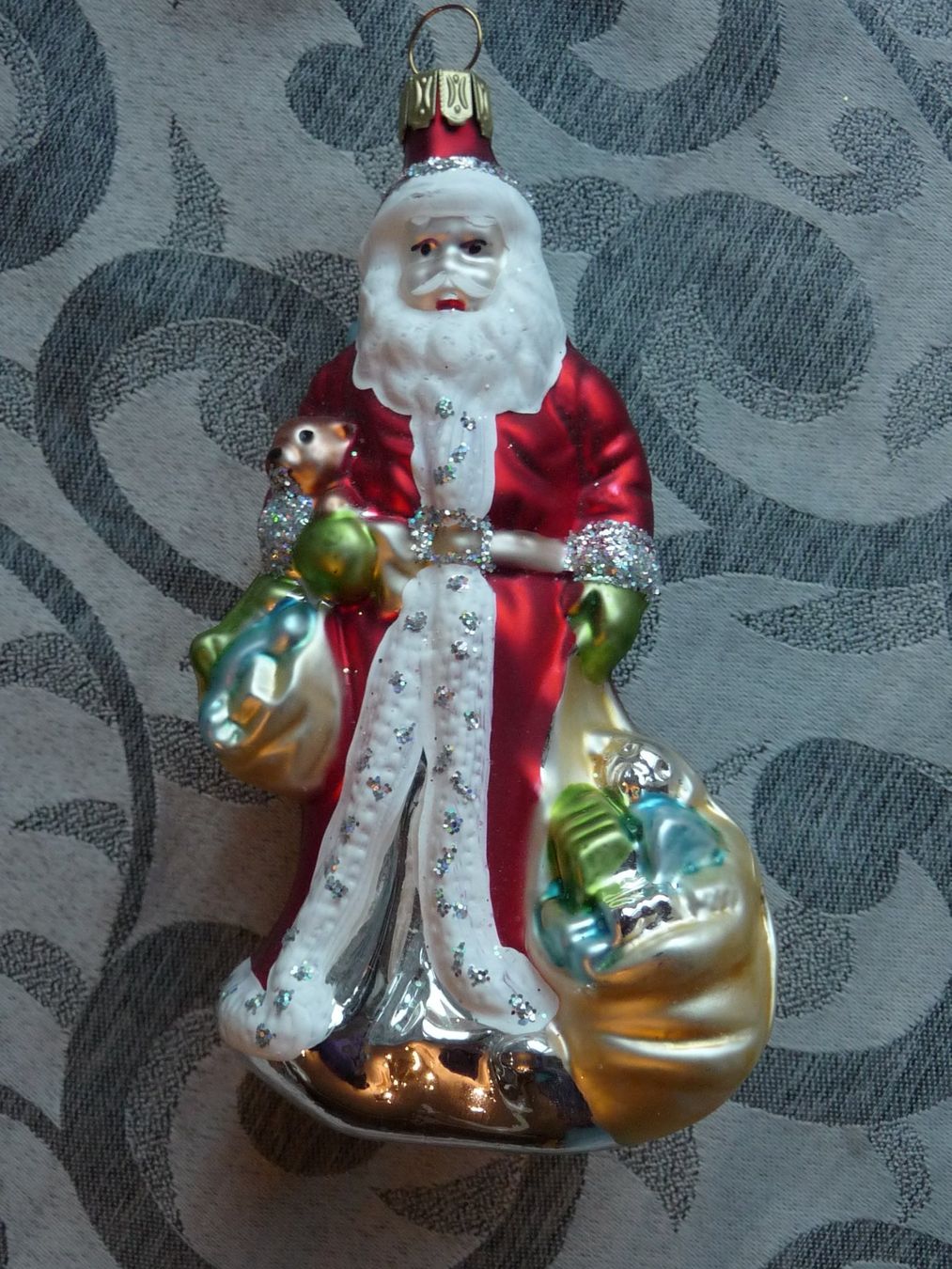 Toutes les décorations: Weihnachtsmann mit Sack, stehend, Christbaumschmuck – Neuf avec emballage d'origine à Alpnach Dorf par marvo