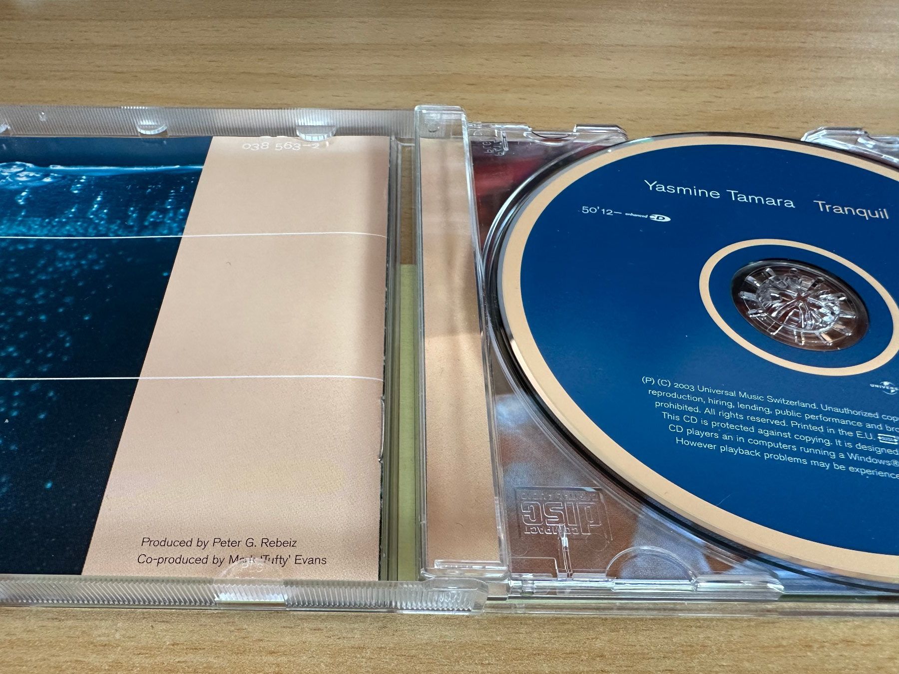 CD: Yasmine Tamara – Tranquil – Usato da Rikon im Tösstal venduto da Alpenmutz 2