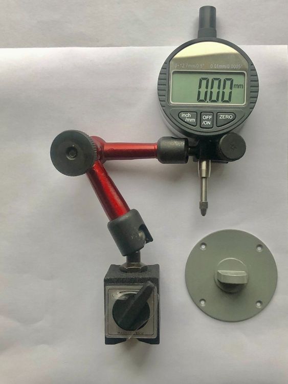 Neoteck Digital-Messuhr Set Mit Magnetstativ 0–12,7mm, 80kg Haftkraft, Für Werkstatt