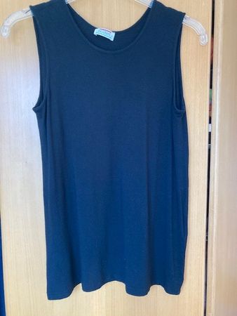 schwarzes Shirt Top von Reichart Gr. 36-38 aus Viskose