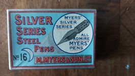 Antike Schreibfedern M.Myers&Son, England