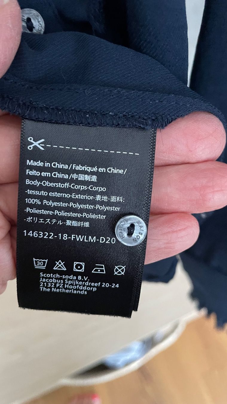 Maison Scotch Camicette: Scotch & Soda Bluse, d'blau – Usato da Trüllikon venduto da Megan 2