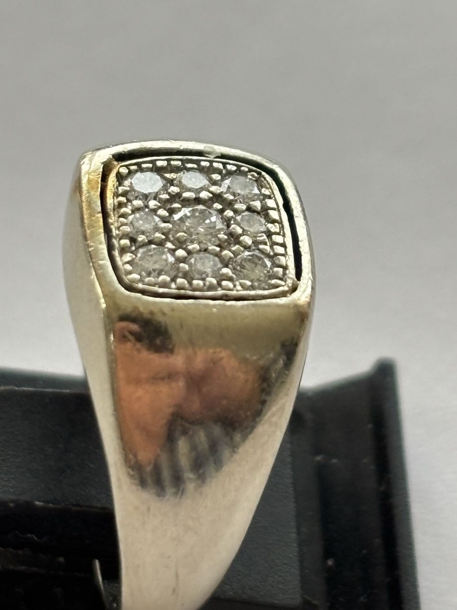 Anelli: Ring Weissgold /Diamanten 18 Karat – Usato da Langnau am Albis venduto da flusspflege 3