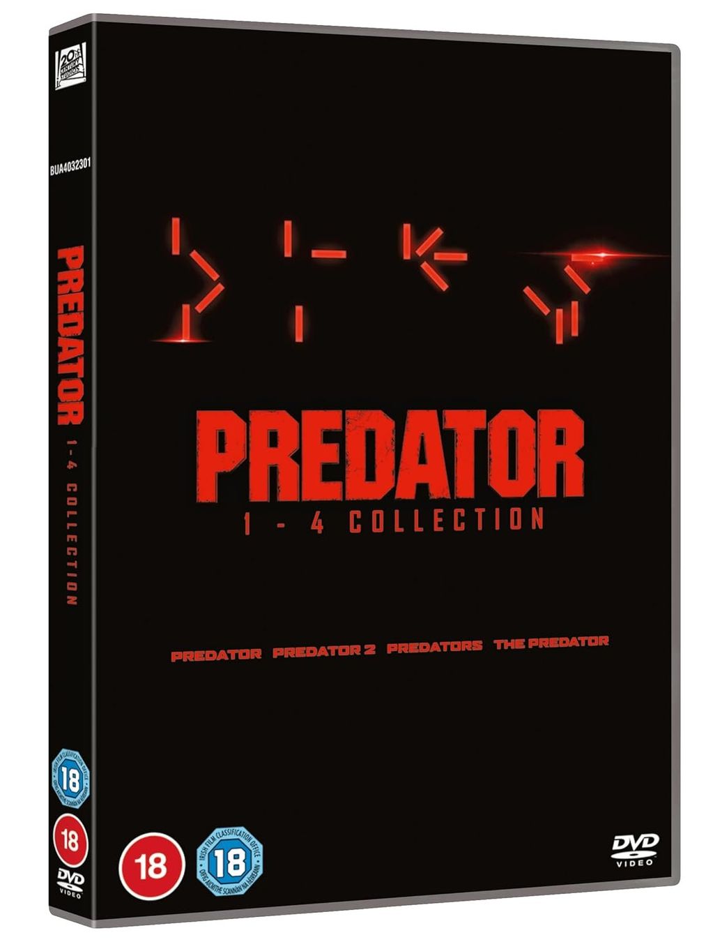Alle DVDs: Predator 1 - 4 Collection DVD Box 1987, 1990, 2010, 2018 – Neu (gemäss Beschreibung) aus Schaan von morebooks