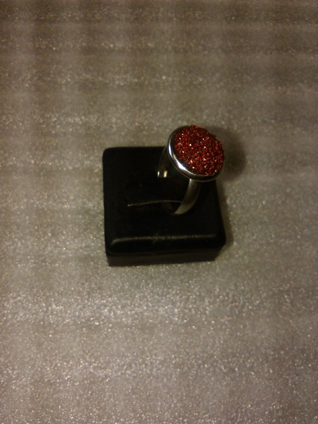 Ringe: RING EDELSTHAL,,,MIT GLITZER,,,ANTI ALLERGISCH – Neu (gemäss Beschreibung) aus Basel von bijoutrie_4 2