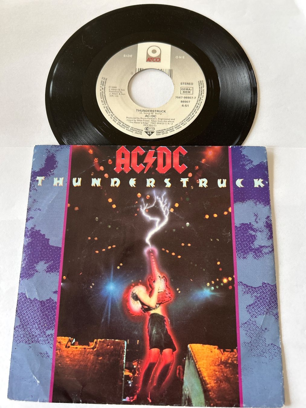 Dischi in vinile: AC/DC. 1990.THUNDERSTRUCK / Fire Your Guns – Usato da Faulensee venduto da Mizuno06