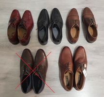 4 Paare  neu Elegante Herren  Lederschuhe nie getragen Gr.44
