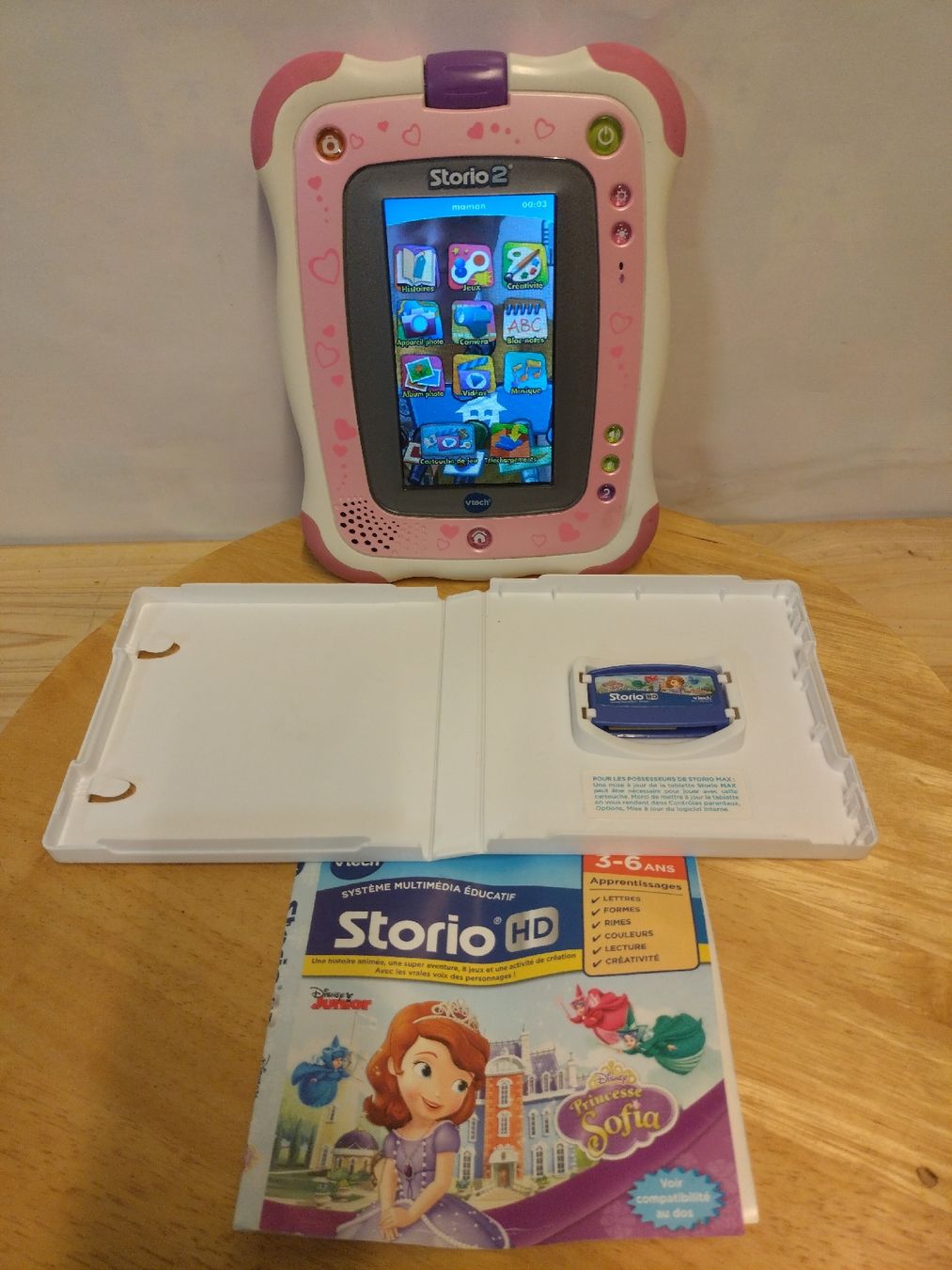 Vtech Tablet PC: Tablette éducative Vtech Storio 2 rose avec jeu Princesse  – Gebraucht aus Farvagny-le-Grand von LaCaverne 1