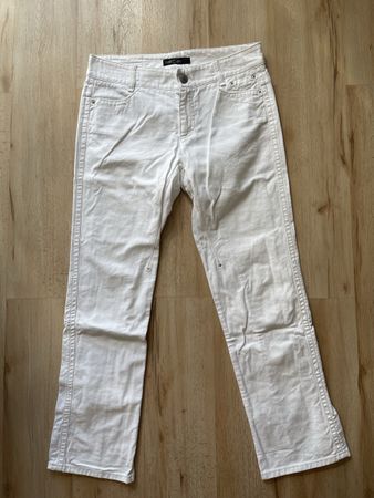 Pantalon Marc Cain blanc, 36/ 38 lisez les mesures état neuf