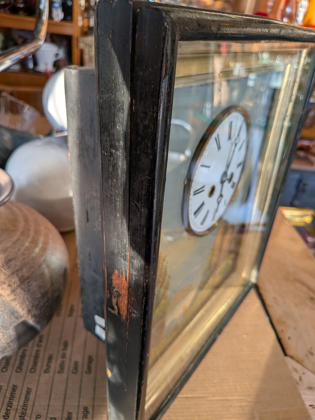 Orologi da terra & Orologi da parete: Antike Bilderuhr – Usato da Emmen venduto da Brockofsky 1