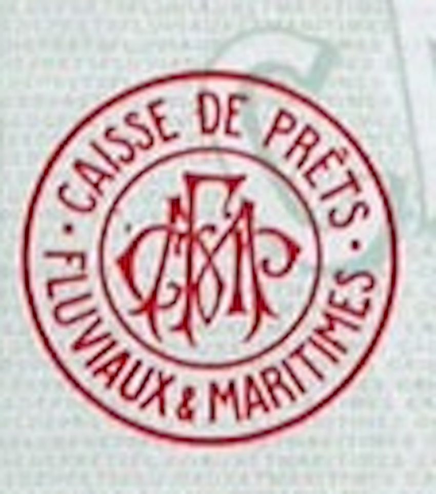 Documenti: Caisse de Prêts Fluviaux et Maritimes SA, Paris - 1920 – Usato da Solothurn venduto da Sgasche 1