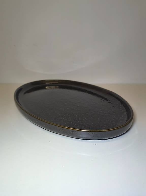 Piatti di portata: Assiette ovale en grès Bolia "Bordo"  21.5x23cm – Usato da Lausanne venduto da jag_99rv