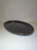 Assiette ovale en grès Bolia "Bordo"  21.5x23cm