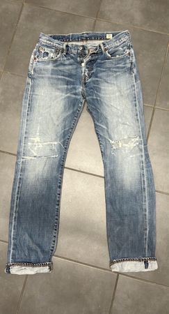 Selvedge Levi's 501 Jeans White Oak Cone Denim W30 L32