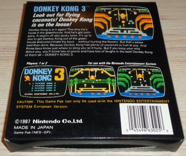 Nintendo Spiele: Donkey Kong 3 (NES) – Gebraucht aus Thun von Gameparadise 1