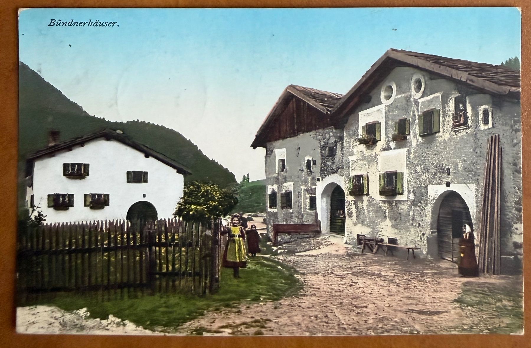 Cartes postales: PREDA  ? Bündnerhäuser - Animation 1911 – D'occasion à Lutry par Ediego