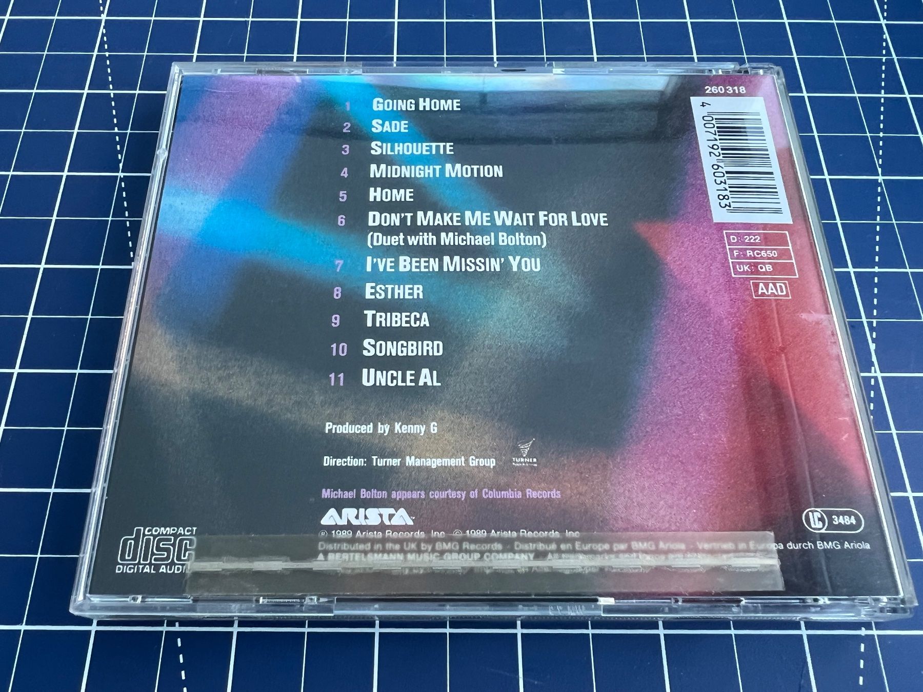 CD: Kenny G  – Live – Usato da st.gallen venduto da sophiephie 2