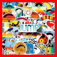 Fallschirm Paragliding Flugzeug Sprung 50 tlg Stickerset