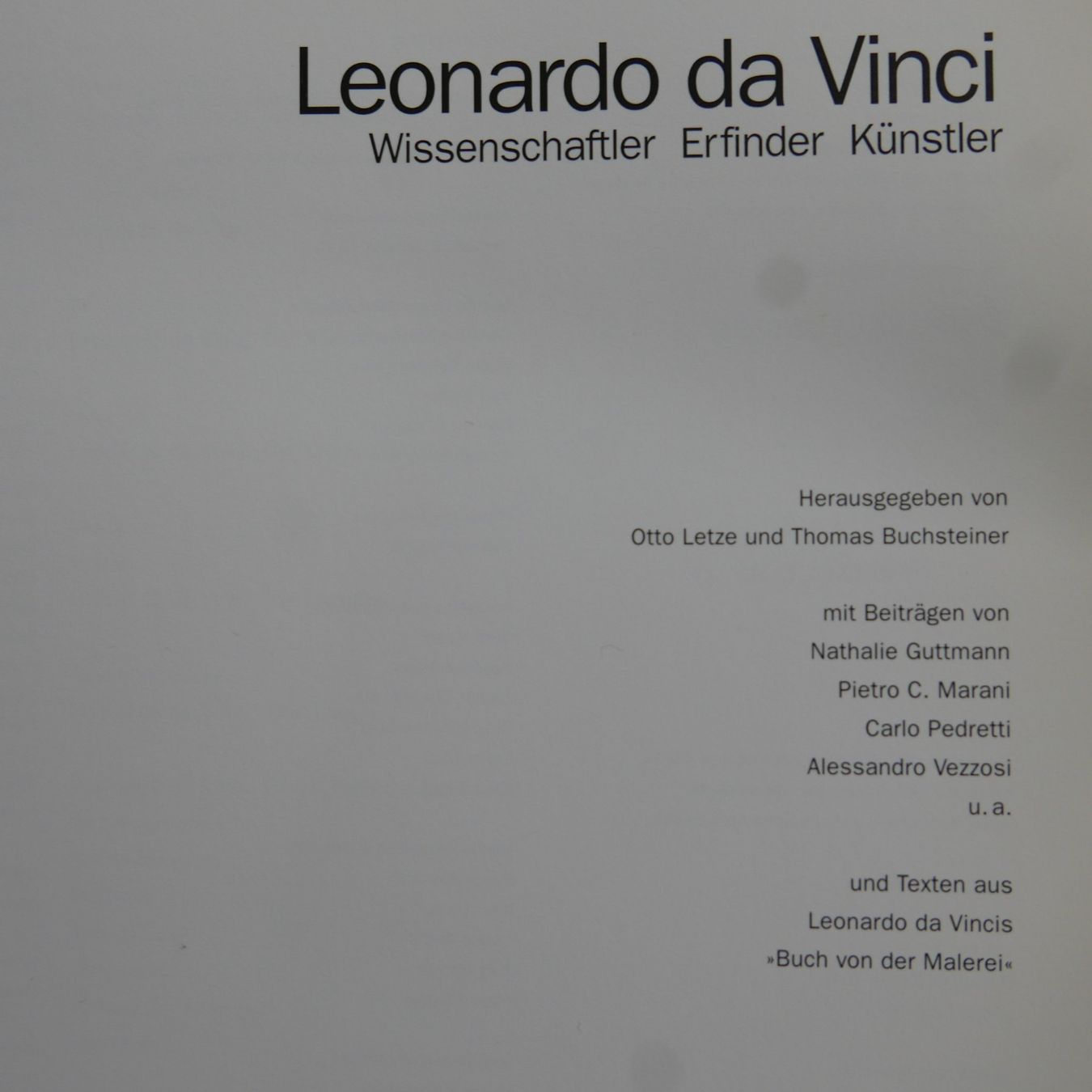 Livres: Leonardo da Vinci – D'occasion à Rotkreuz par nigal 1