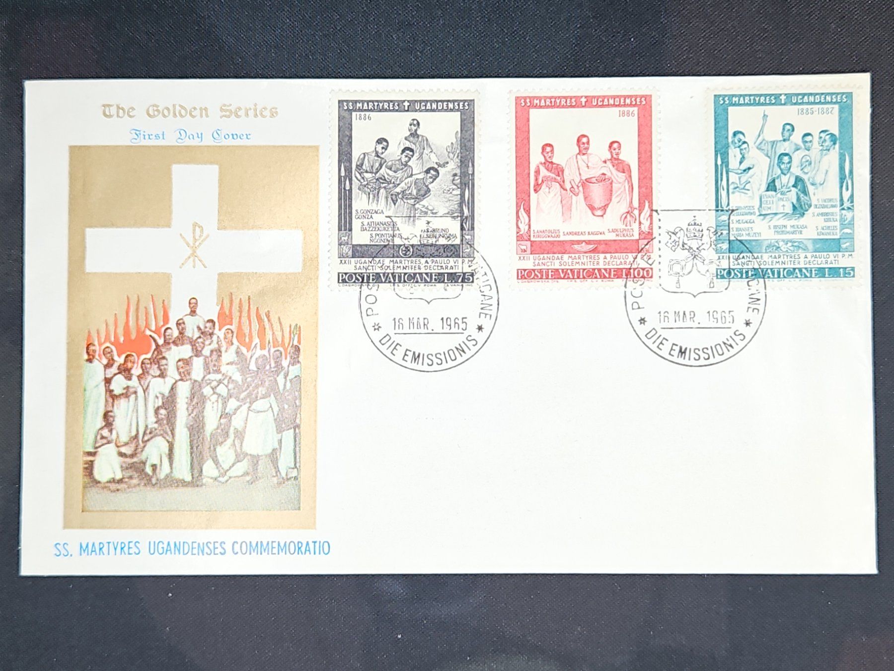Tutti i francobolli: CL08 Enveloppe + Timbre Vatican 1965 – Usato da Cousset venduto da Patrick_Collections