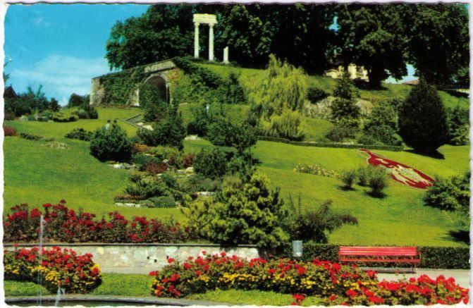 Ansichtskarten: Nyon - Jardin de Bourg de Rive – Gebraucht aus Binningen von Mountainrider