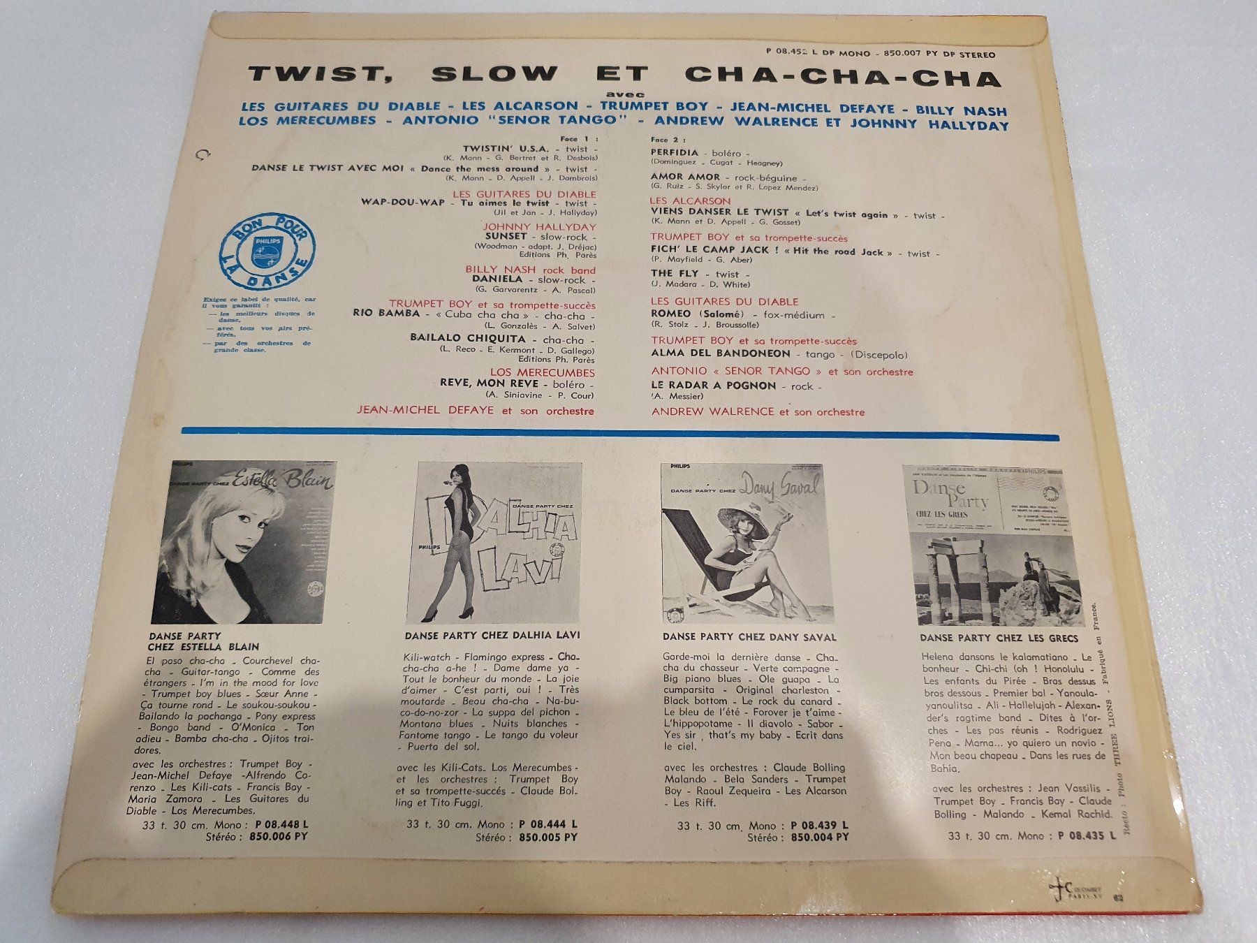 Dischi in vinile: Twist, Slow Et Cha-Cha-Cha – Usato da Uster venduto da Vinyl-Leidenschaft 1