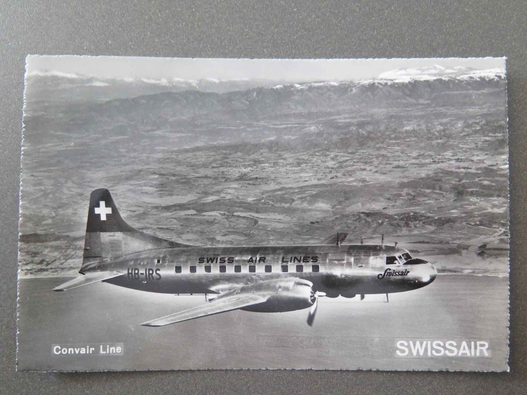 Cartoline postali: SWISSAIR - CONVAIR LINE – Usato da Wittenbach venduto da lipasal