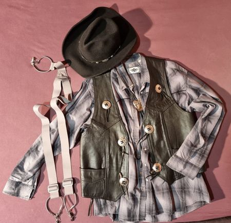 Western-Line-Dance Outfit Herren / Grösse XXL /5 teilig