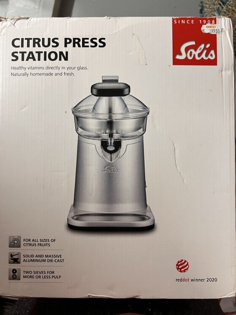Solis Küchengeräte: Solis Citrus Press Station neue  – Neu und originalverpackt aus Luzern von Hemen1980