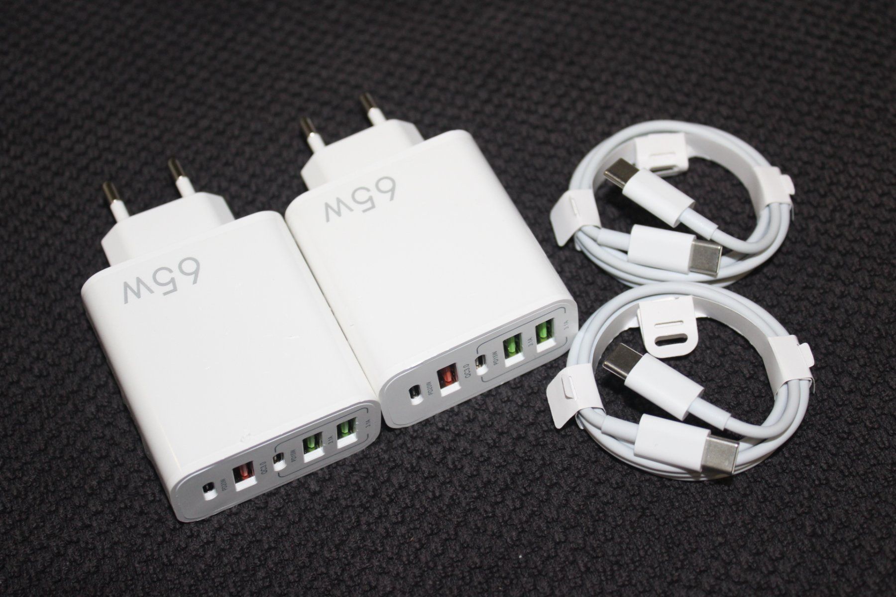 Caricabatterie: 2x 65w Ladegerät Netzteil +2meter USB C kabel handy natel – Nuovo (secondo la descrizione) da Kirchdorf AG venduto da Apost008