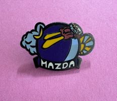 Mazda Pin / Anstecker, seltenes Sammlerstück, Top Zustand!