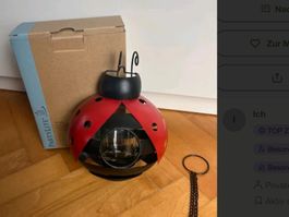 Partylite Marienkäfer Votivkerzenhalter - Garten Deko 🐞 ...