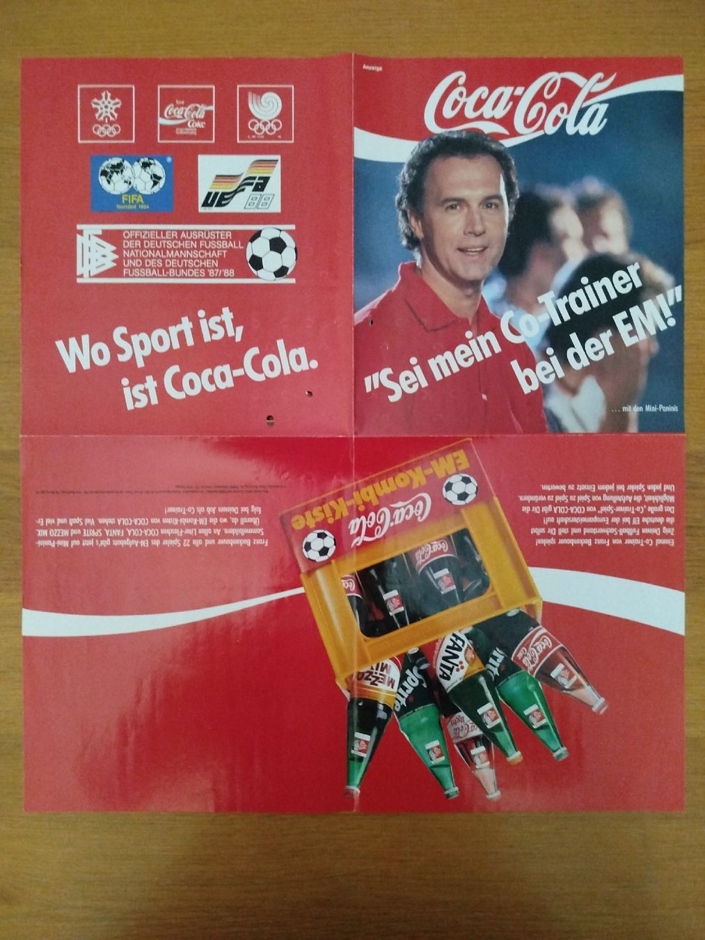 Panini Cartes à collectionner: Panini EM88 Poster + Extra-Sticker Coca-Cola – D'occasion à Wettingen par mirna04 3