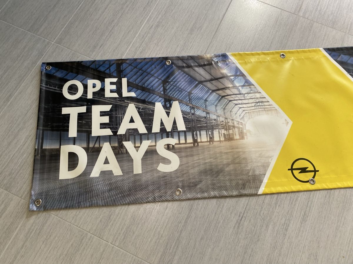 Poster & Bilder: Blache Opel Team Days 60cm x 6m  – Gebraucht aus Hägglingen von Karin0802 3