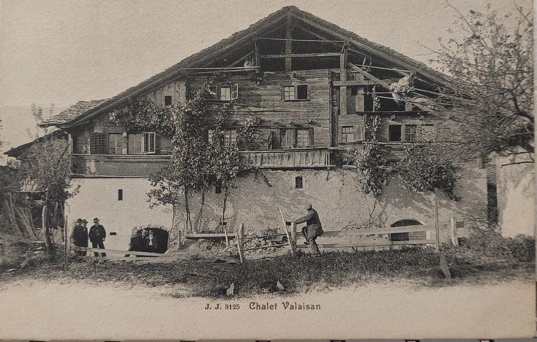Cartoline postali: CHALET Valaisan – Usato da Delémont venduto da Domdom1
