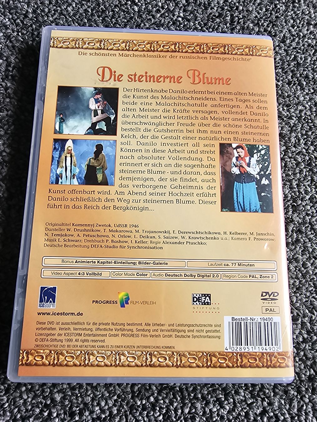 Alle DVDs: Die steinerne Blume (22224) – Gebraucht aus Ruswil von jan_bxl5 1