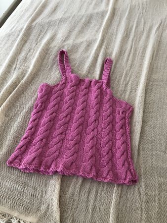 Handgestricktes Sommer Top (Grösse XS.🌸💅🏼