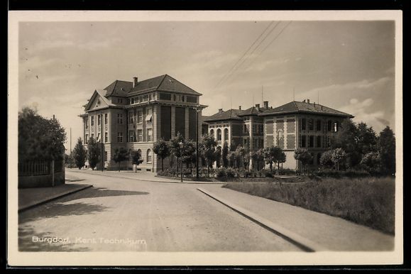 Cartoline postali: AK Burgdorf, Kant. Technikum – Usato da Berlin venduto da bartko-reher