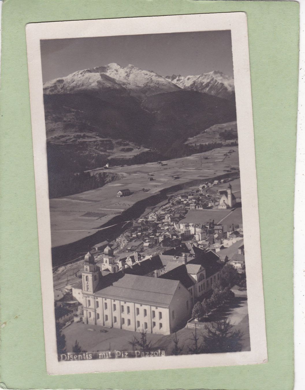 Cartes postales: Disentis mit Piz Pazzola 1925 – D'occasion à Herisau par Lisegrat2008