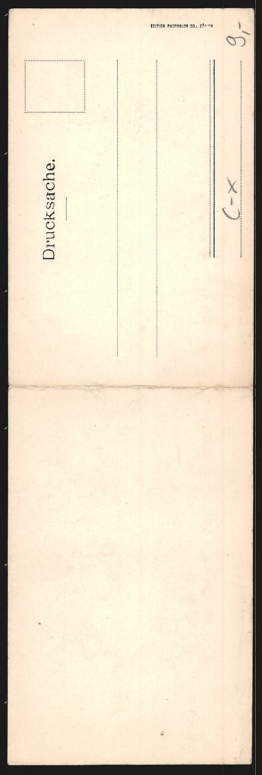 Cartoline postali: Klapp-AK Grindelwald, Lütschinenschluch – Usato da Berlin venduto da bartko-reher 1