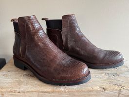 Chelsea Boots Leder braun neuwertig