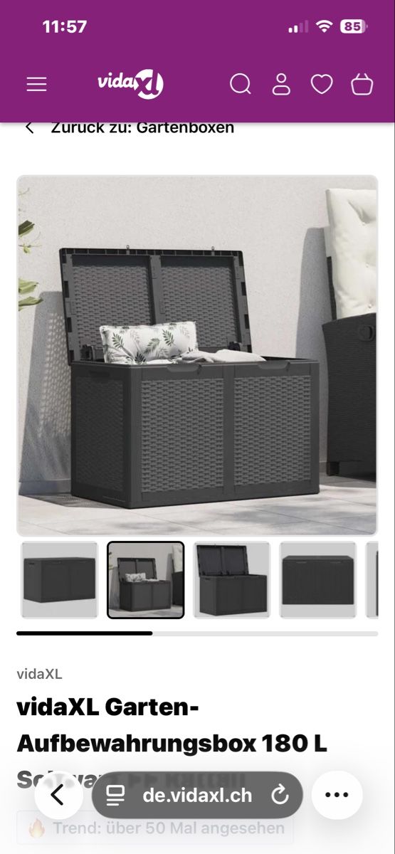 Box contenitori: Gartenaufbewahrungsbox neu – Nuovo e nell'imballaggio originale da Niederried b. Kall venduto da NicoleS25